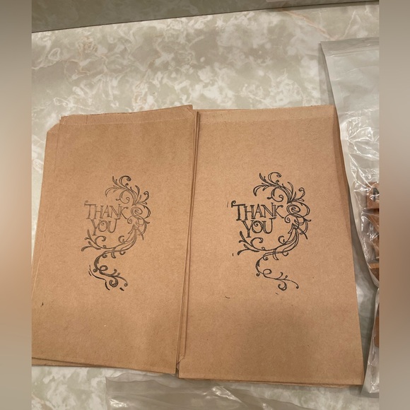 LOT of Craft Supplies colored staples, paperbag,party bag, sticker letter square - Picture 4 of 14